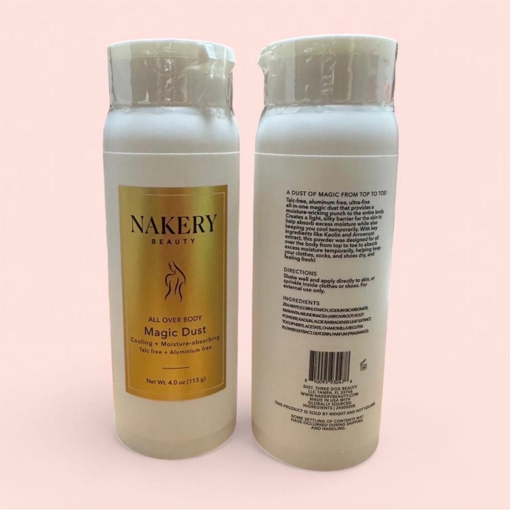 NAKERY Beauty Magic Dust All Over Body Powder - White